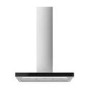 Smeg 90cm Chimney Hood - Stainless Steel with Black Glass