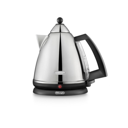 Delonghi Argento Flora 1.7L Kettle - Polished Steel