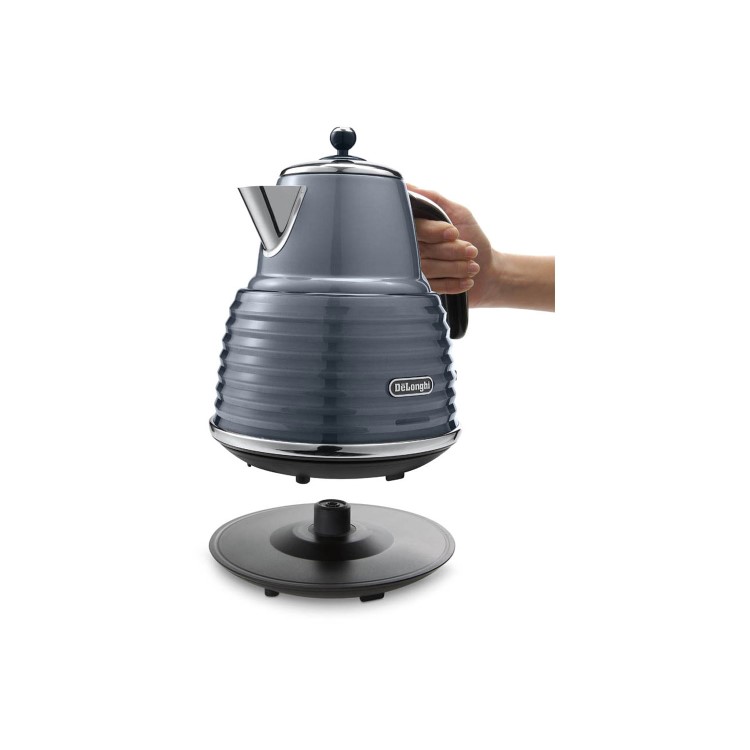 Delonghi De Longhi KBZ3001.GY Scultura Cordless Kettle - Grey