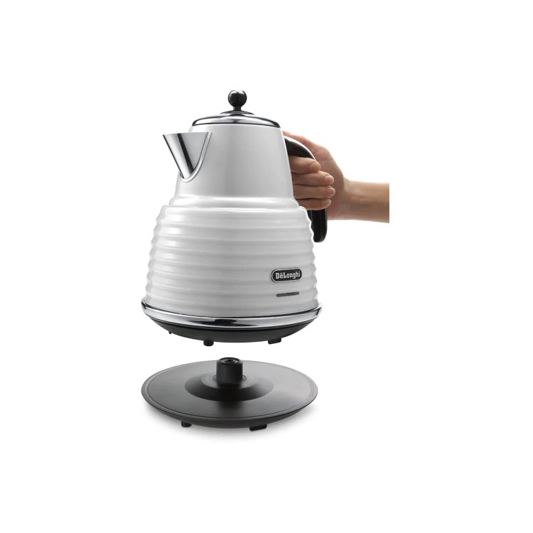 Delonghi KBZ3001.W Scultura Cordless Kettle - White