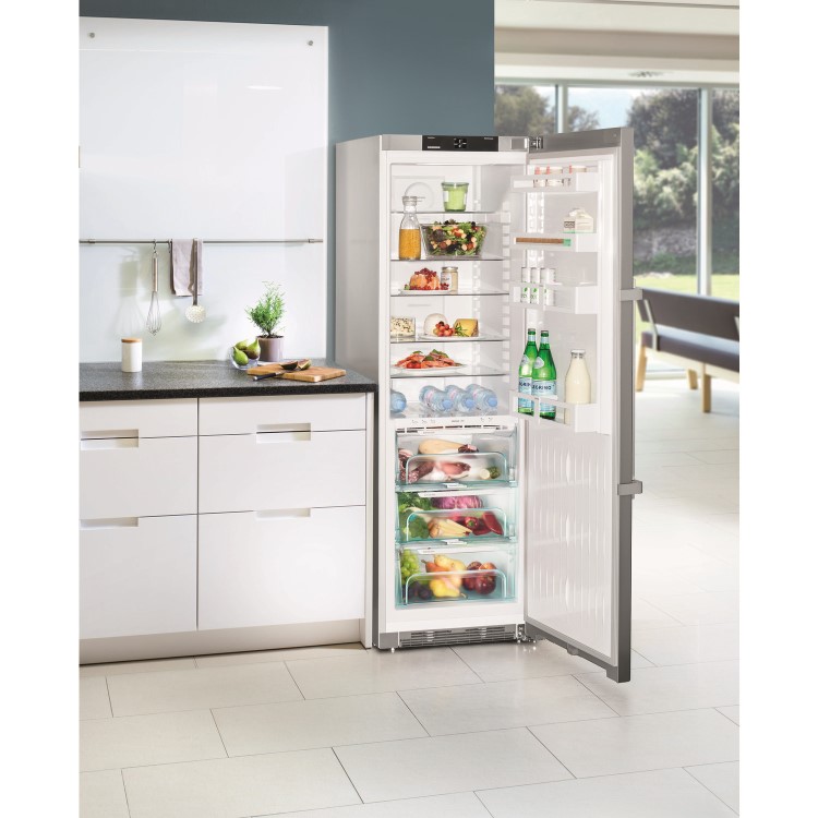 Liebherr 366 Litre Comfort BioFresh Freestanding Fridge - Smart Steel 