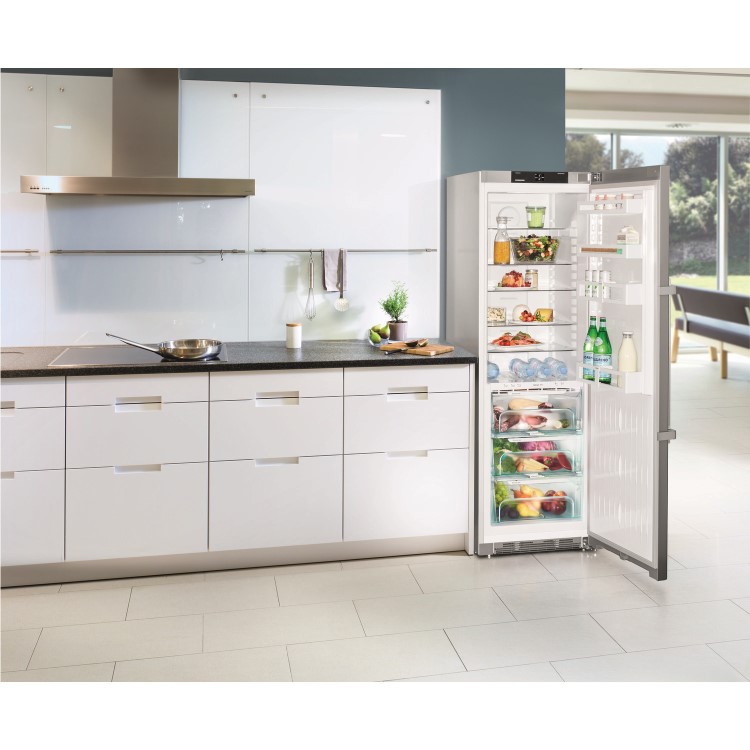 Liebherr 366 Litre Comfort BioFresh Freestanding Fridge - Smart Steel 