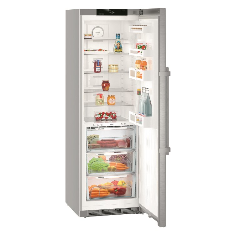 Liebherr 366 Litre Comfort BioFresh Freestanding Fridge - Smart Steel 