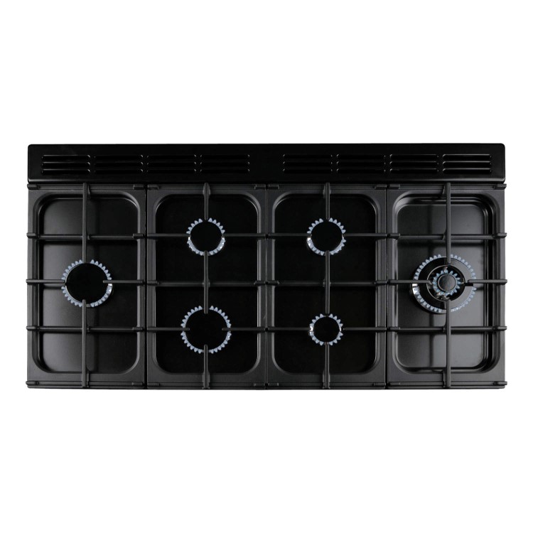 Rangemaster Professional Plus 110cm Dual Fuel Range Cooker - Black