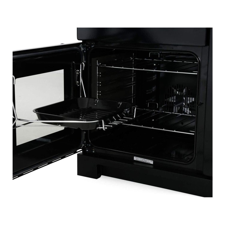 Rangemaster Kitchener 90cm Electric Range Cooker - Black