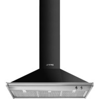 Smeg Opera 100cm Chimney Cooker Hood - Black