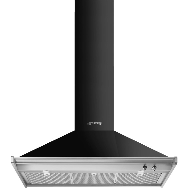 Smeg Opera 100cm Chimney Cooker Hood - Black