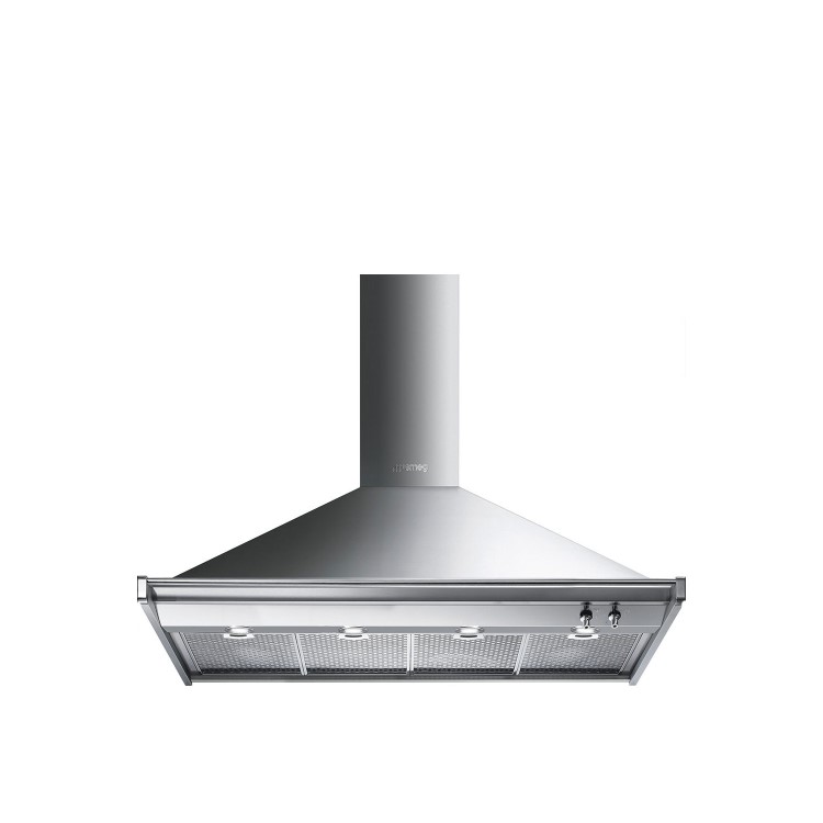 Refurbished Smeg Opera KD120HXE 120cm Chimney Range Cooker Hood Stainless Steel