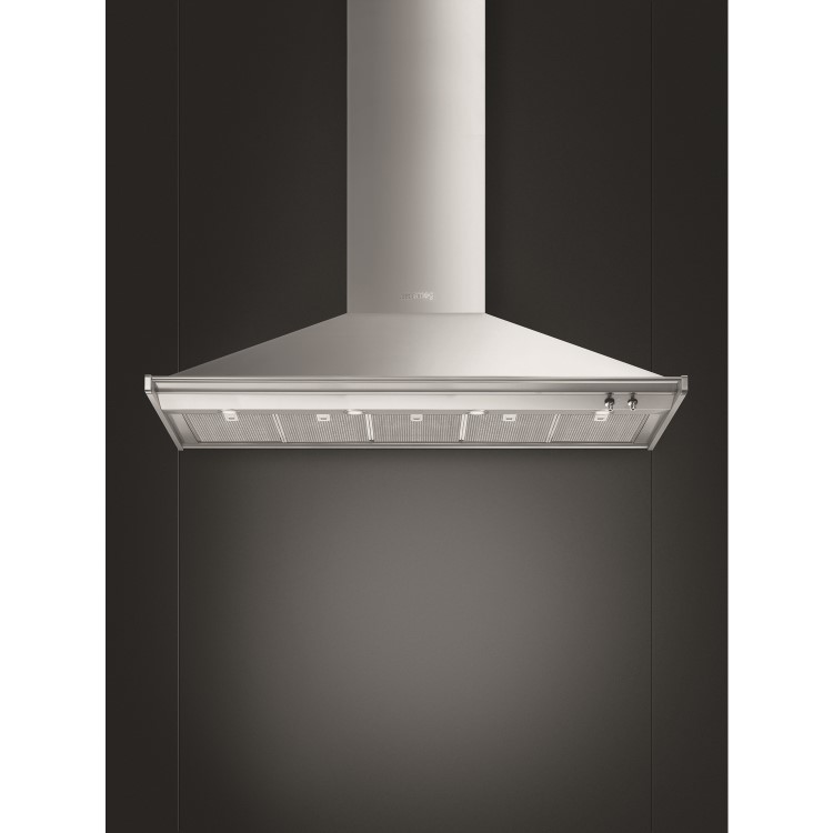 Smeg Opera 150cm Chimney Cooker Hood - Stainless Steel