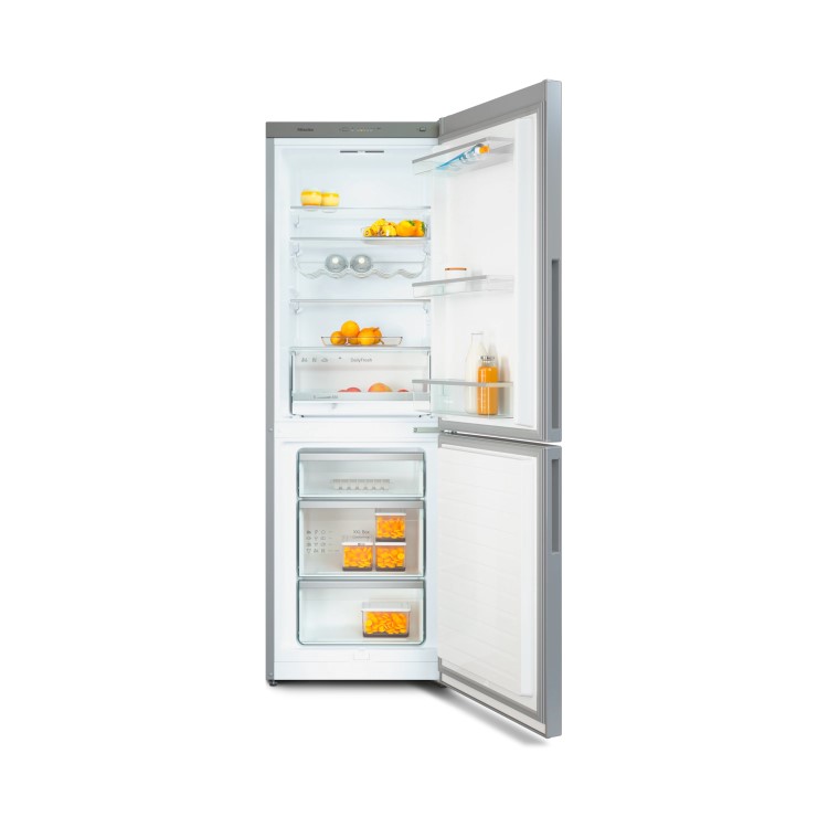 Miele 289 Litre 60/40 Freestanding Fridge Freezer - Silver