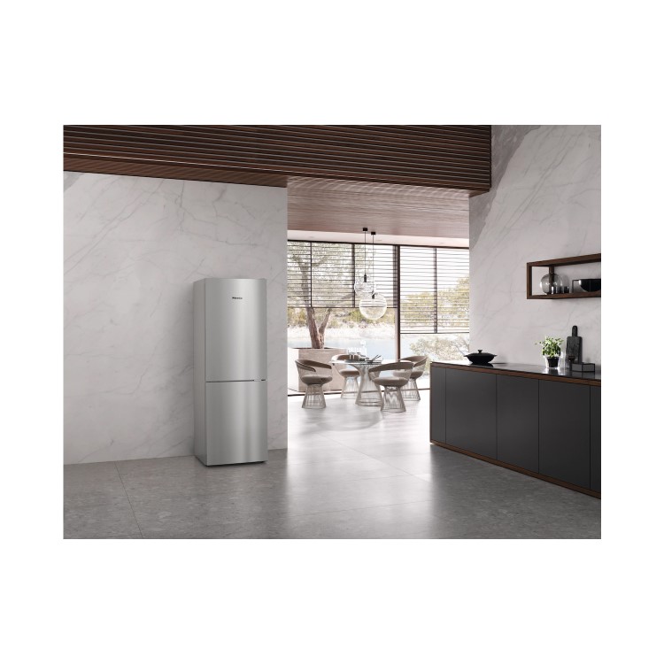 Miele 289 Litre 60/40 Freestanding Fridge Freezer - Silver