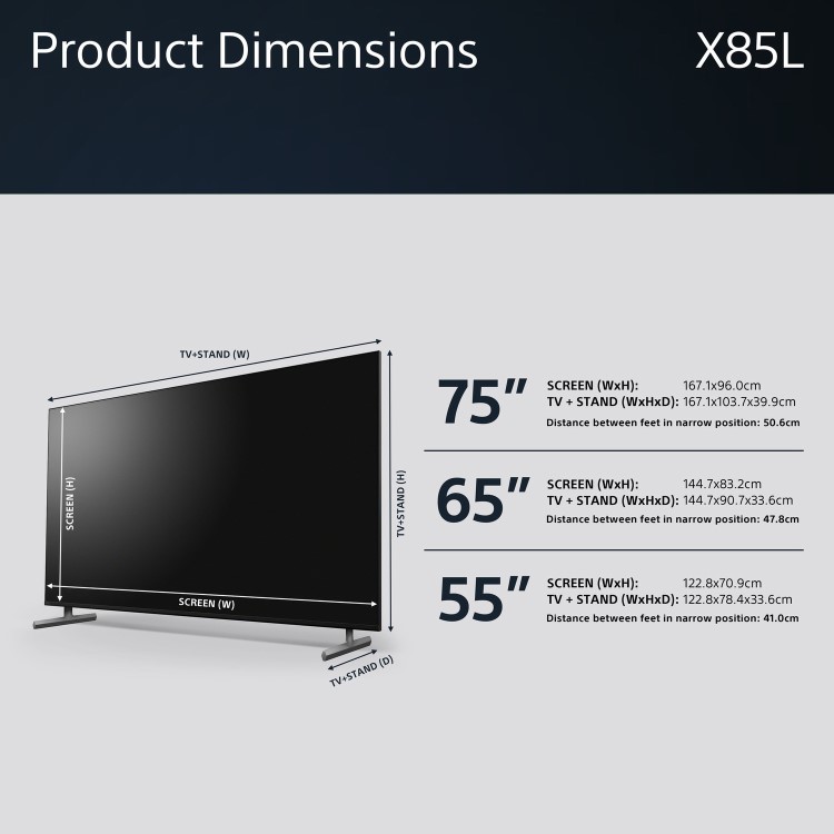 Sony BRAVIA X85L 65 inch 4K Ultra HD LED Smart TV