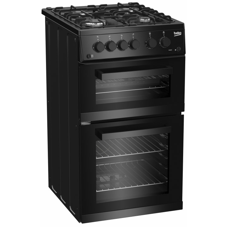 Beko 50cm Gas Cooker - Black