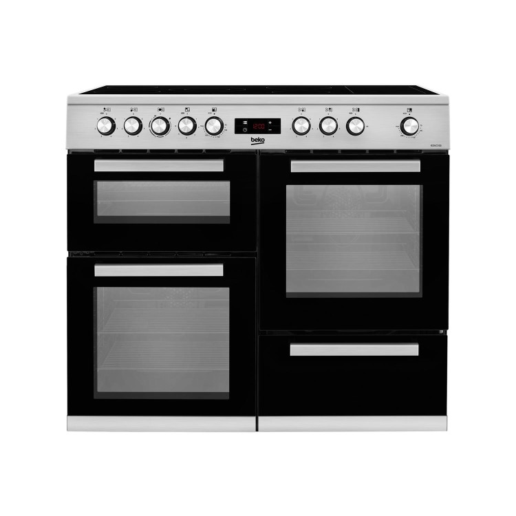 Beko 100cm Electric Range Cooker - Stainless Steel