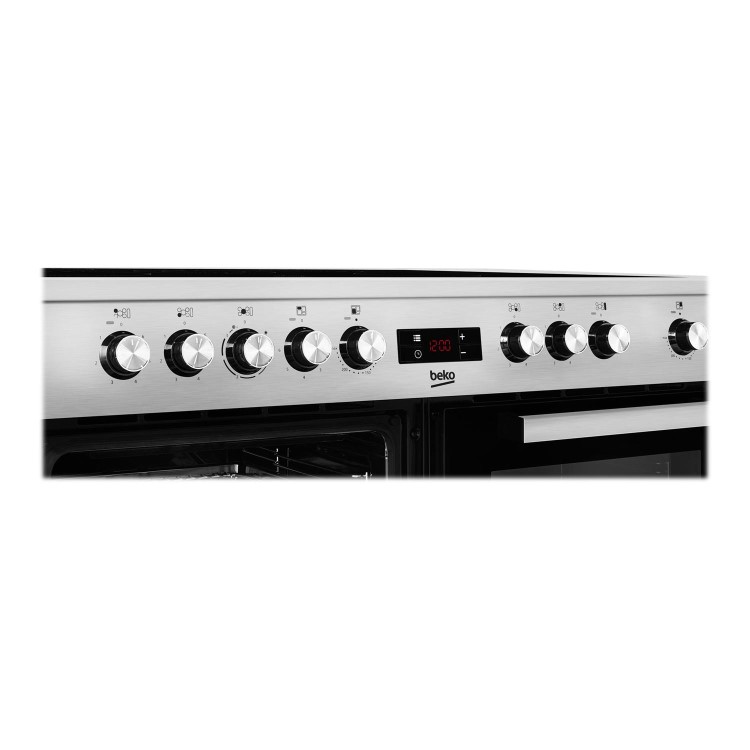 Beko 100cm Electric Range Cooker - Stainless Steel