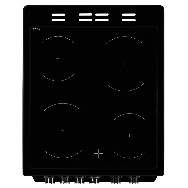 Beko 50cm Double Oven Electric Cooker - Black