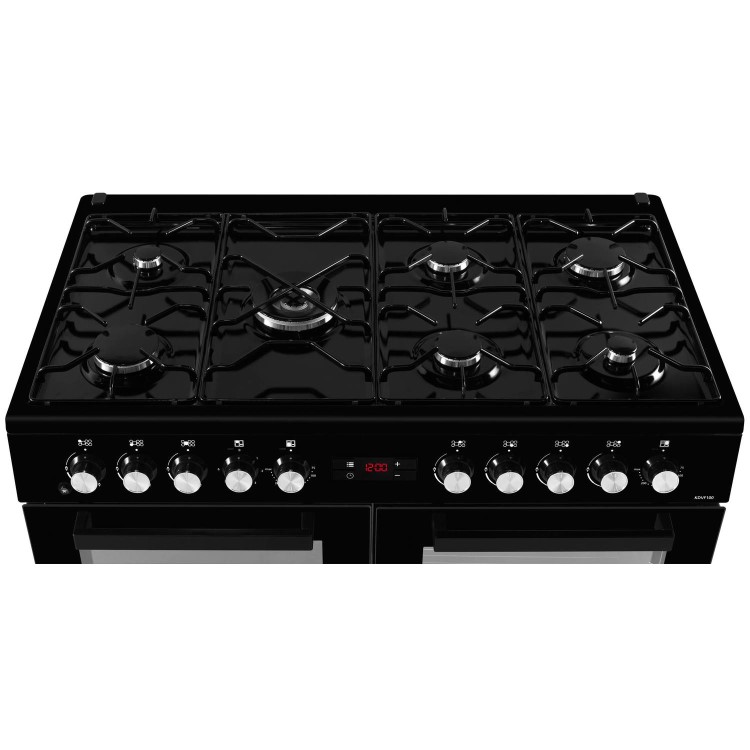 Beko 100cm Dual Fuel Range Cooker - Black