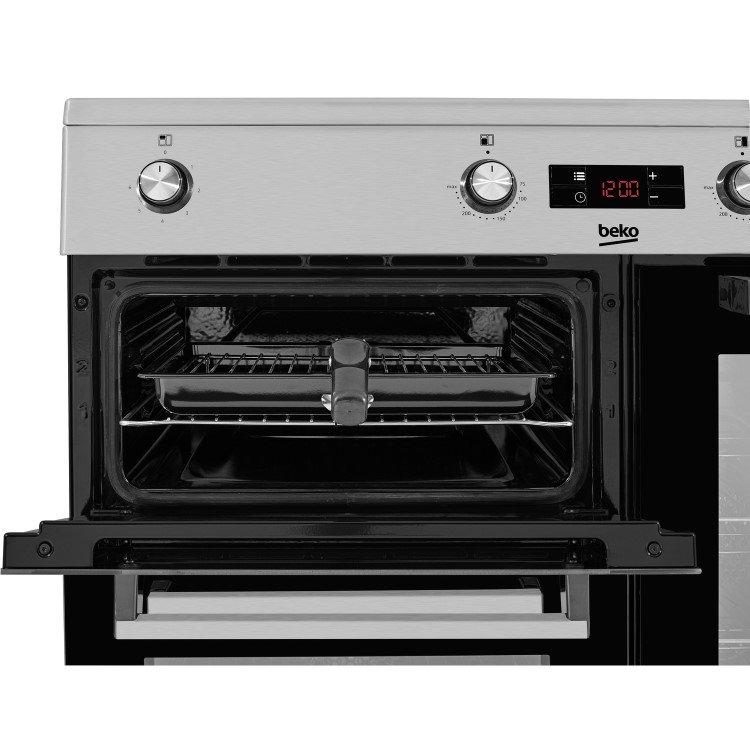 Beko 90cm Electric Induction Range Cooker - Stainless Steel