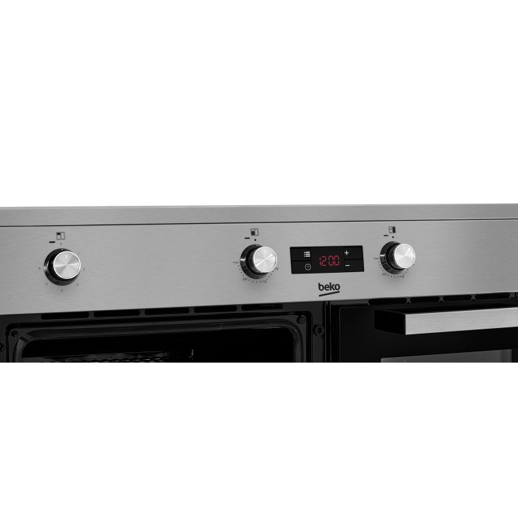 Beko 90cm Electric Induction Range Cooker - Stainless Steel