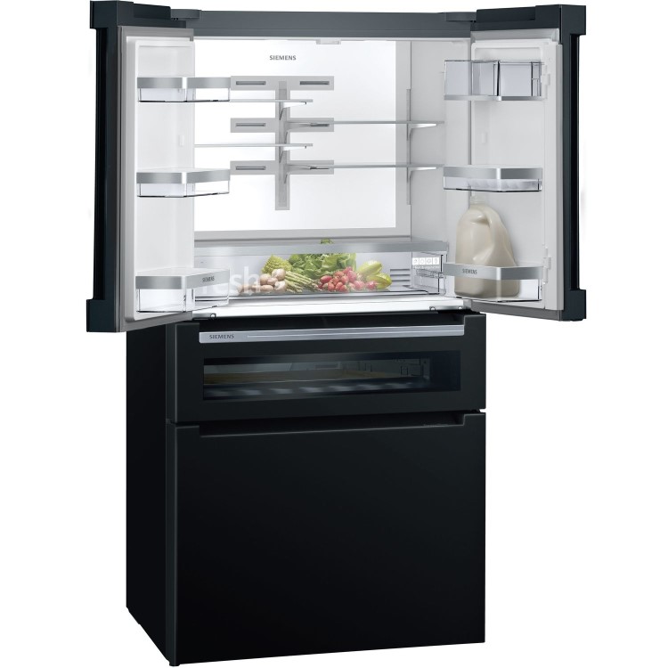 Siemens iQ500 - 572 Litre French Door Freestanding Fridge Freezer - Black