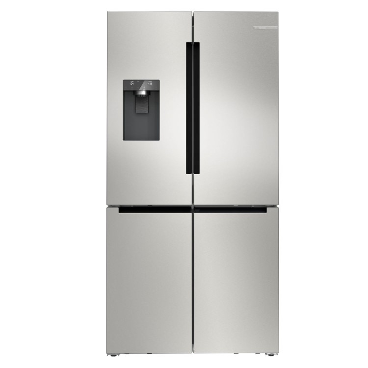 Bosch Series 6 574 Litre Four Door American Fridge Freezer - Inox