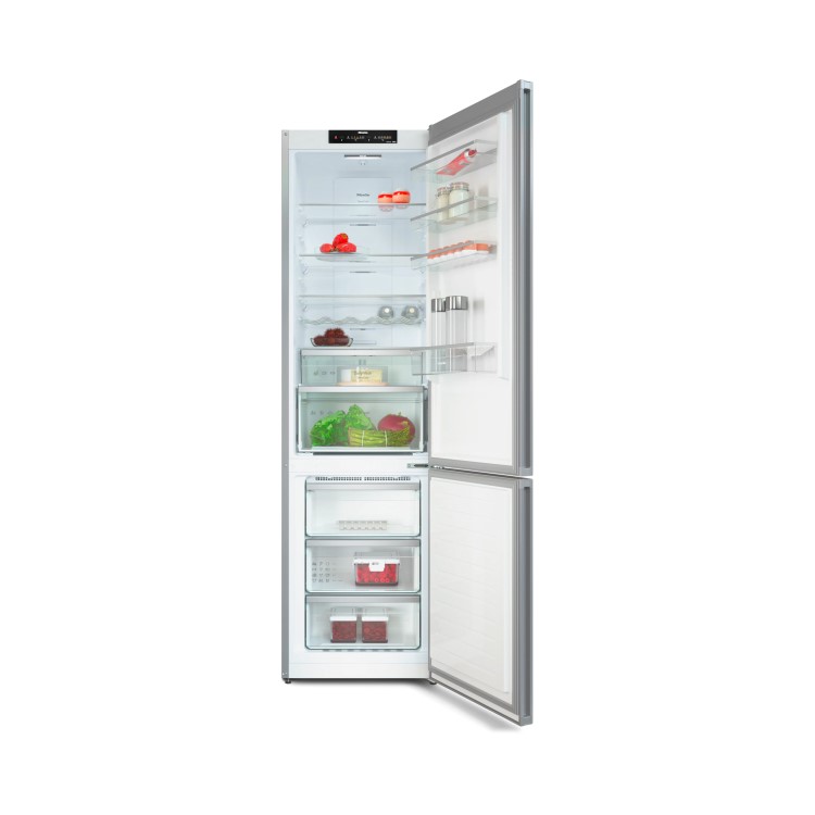 Miele 368 Litre 60/40 Freestanding Fridge Freezer - Silver