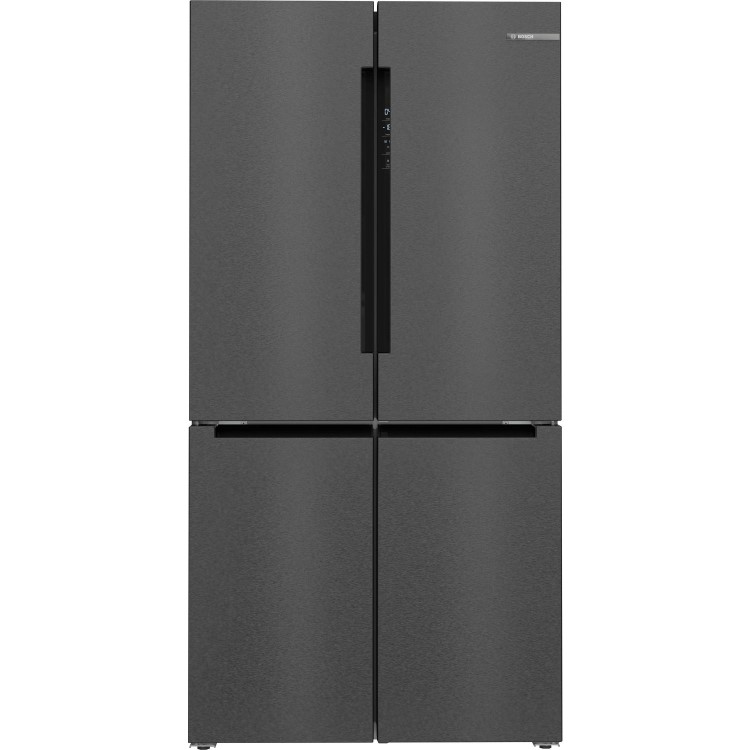 Refurbished Bosch Series 6 KFN96AXEA 605 Litre Frost Free American Fridge Freezer With Multiflow Black Stainless Steel