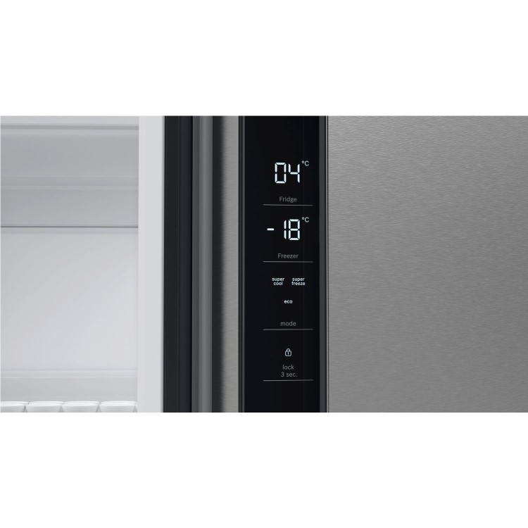 Refurbished Bosch Series 4 KFN96VPEAG 605 Litre Frost Free American Fridge Freezer Stainless Steel