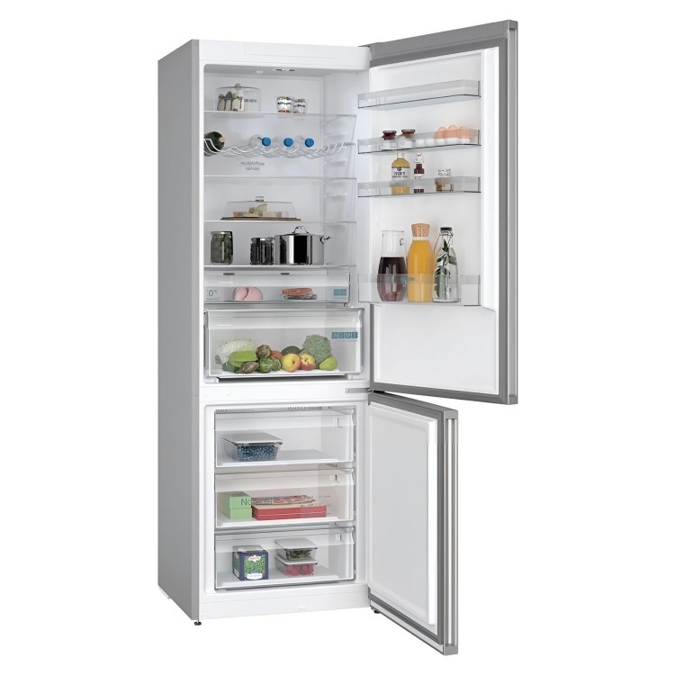 Siemens iQ300 440 Litre 70/30 Freestanding Fridge Freezer - Stainless Steel