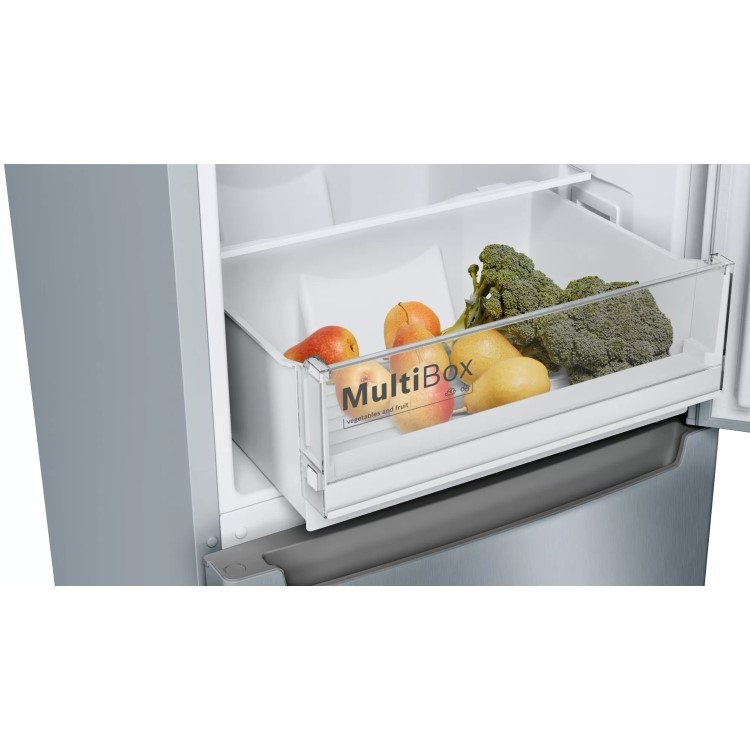 Bosch Series 2 279 Litre 60/40 Freestanding Fridge Freezer - Stainless Steel