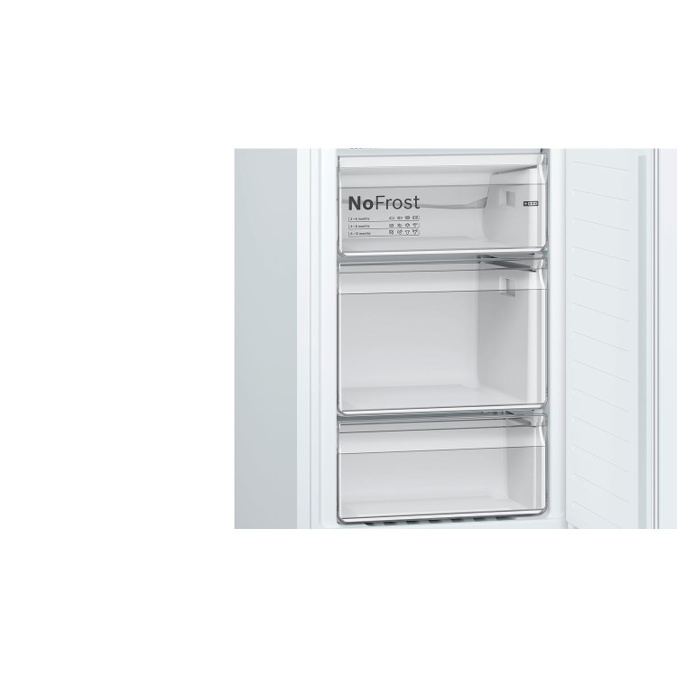 Refurbished Bosch KGN34NWEAG Freestanding 297 Litre 60/40 Frost Free Fridge Freezer White