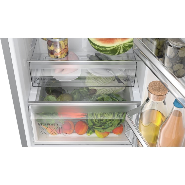 Bosch Series 4 399 Litre 70/30 Frestanding Fridge Freezer - Stainless Steel