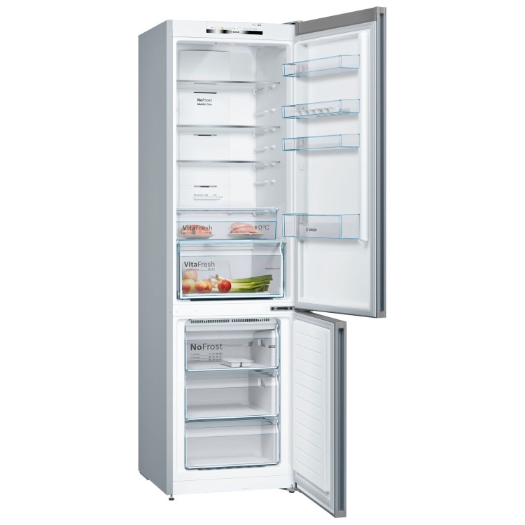 Bosch Series 4 366 Litre 70/30 Freestanding Fridge Freezer - Stainless Steel