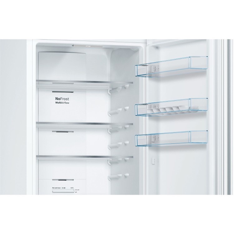 Bosch Series 4 366 Litre 70/30 Freestanding Fridge Freezer - White