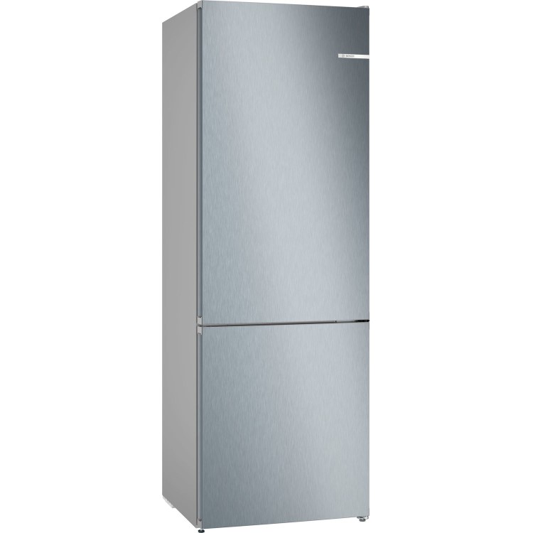 Bosch Series 4 440 Litre 70/30 Freestanding Fridge Freezer - Stainless Steel Look