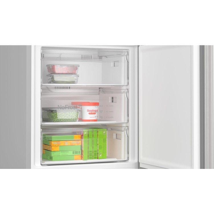 Bosch Series 4 440 Litre 70/30 Freestanding Fridge Freezer - White