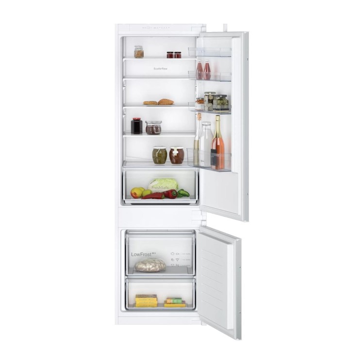 Refurbished Neff N30 KI5871SE0G Integrated 270 Litre 70/30 Frost Free Fridge Freezer White