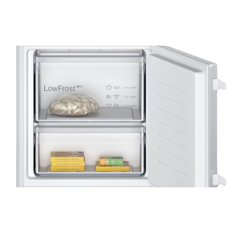 Neff N30 270 Litre 70/30 Integrated Fridge Freezer - White