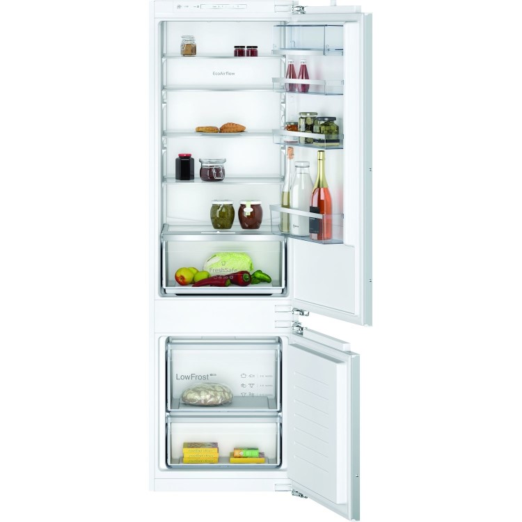 Refurbished Neff N50 KI5872FE0G Integrated 271 Litre 70/30 Low Frost Fridge Freezer White