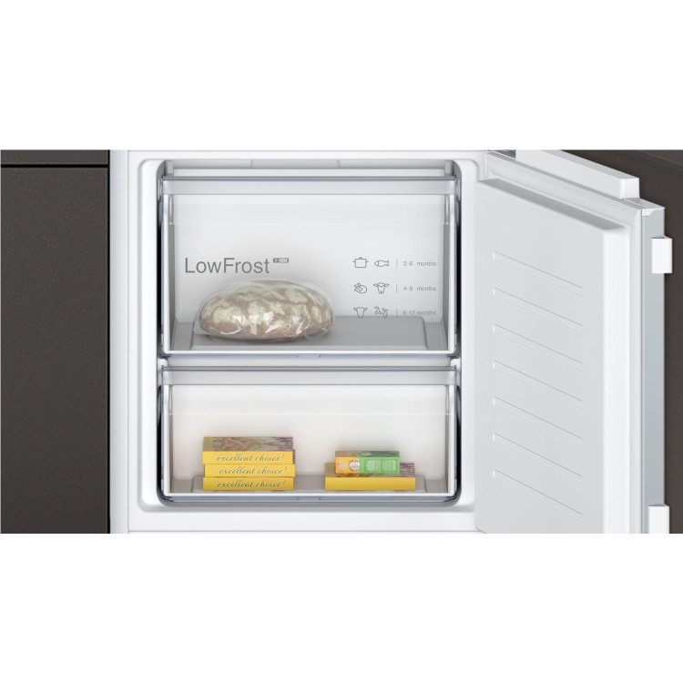 Refurbished Neff N50 KI5872FE0G Integrated 271 Litre 70/30 Low Frost Fridge Freezer White