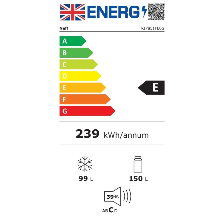 Neff N30 249 Litre 50/50 Integrated Fridge Freezer