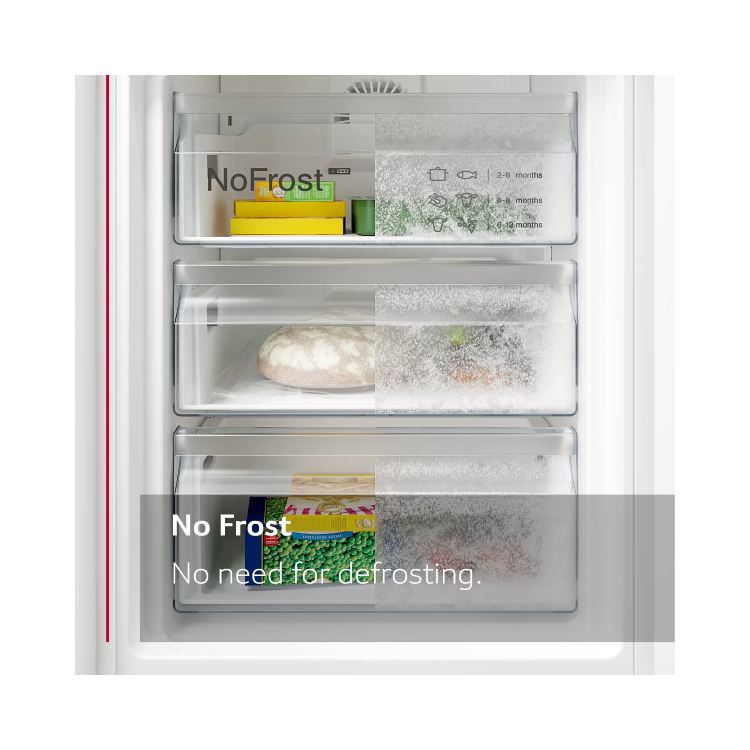 Neff N30 260 Litre 70/30 Integrated Fridge Freezer