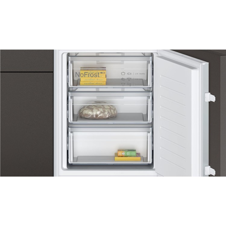 Refurbished Neff N50 KI7862SE0G Integrated 260 Litre 60/40 Frost Free Fridge Freezer White