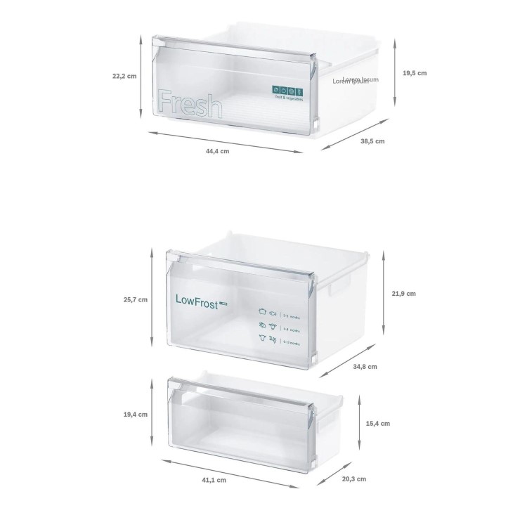 Siemens iQ100 270 Litre 70/30 Integrated Fridge Freezer - White