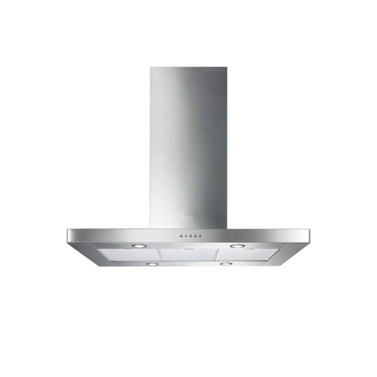 Smeg 90cm Slimline Island Hood - Stainless Steel