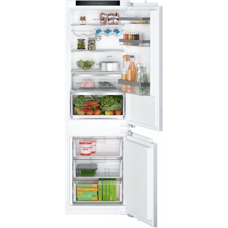 Refurbished Bosch Series 4 KIN86VFE0G Integrated 260 Litre 70/30 Frost Free Fridge Freezer White