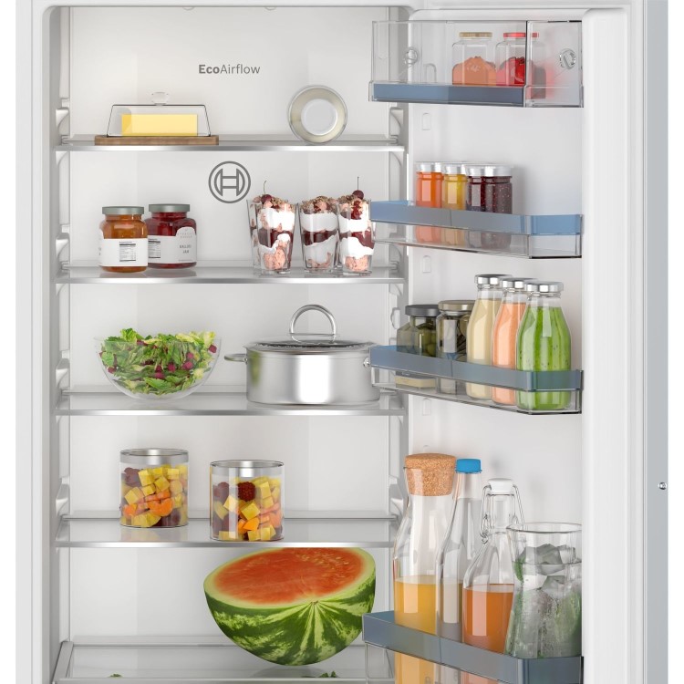 Refurbished Bosch Series 4 KIR41VFE0G Integrated 204 Litre In-column Larder Fridge