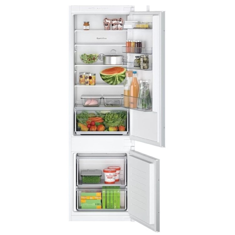 Refurbished Bosch Series 2 KIV87NSE0G Integrated 270 Litre 70/30 Low Frost Fridge Freezer