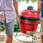 Kamado Joe Joe Jr with Cast Iron Stand