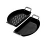 Kamado Joe Karbon Steel Half-Moon BBQ Pan - Black